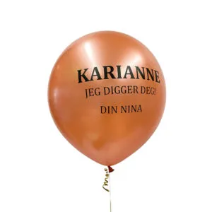Jumbo Ballong: Rose Gold Love