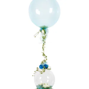 Jumbo ballong: Flowering blue Lily Bubble