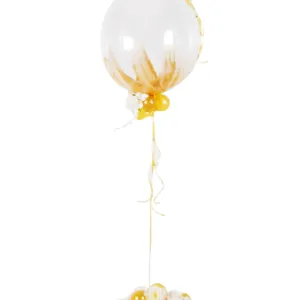 Jumbo ballong: Classy with a little splash of gold