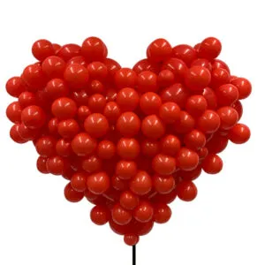 Bubble Heart: Rød