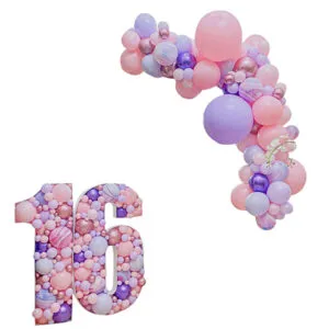 Mosaikk tall & Organisk klase / bue: Unicorn 16