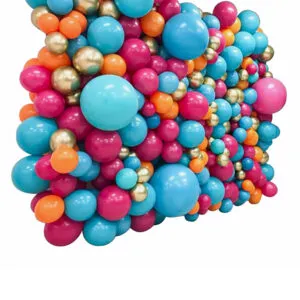 Ballongvegg / Backdrop: Skittles wall