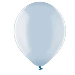 Lateksballong: Crystal - Flere farger - 12cm - Per stk - Soap Blue (Crystal)
