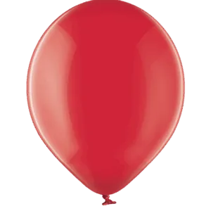 Lateksballong: Crystal - Flere farger - 12cm - Per stk - Royal Red (Crystal)