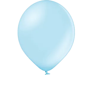 Lateksballong: Metallic - Flere farger - 12cm - Per stk - Light Blue (Metallic)