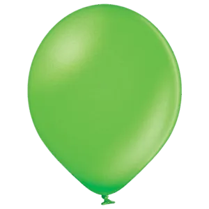 Lateksballong: Metallic - Flere farger - 12cm - Per stk - Lime Green (Metallic)