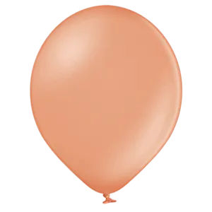 Lateksballong: Metallic - Flere farger - 12cm - Per stk - Rose Gold (Metallic)