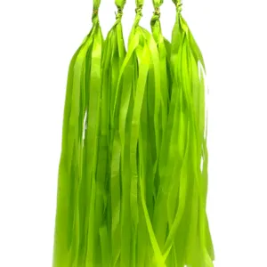 Tassels (Papir - 5stk): Flere farger - 35cm - Limegrønn