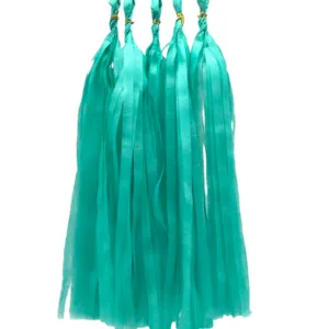 Tassels (Papir - 5stk): Flere farger - 35cm - Malakittgrønn