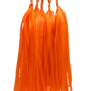 Tassels (Papir - 5stk): Flere farger - 35cm - Oransje