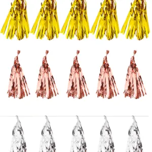 Tassels (Folie - 5stk): Flere farger - 35cm
