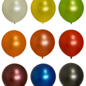 Lateksballong: Metallic - Flere farger - 60cm