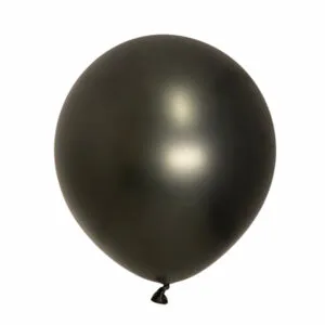 Lateksballong: Metallic - Flere farger - 60cm - Black (Metallic)