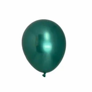 Lateksballong: Chrome - Flere farger - 28cm - Per stk - Green (Chrome)