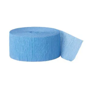 Serpentin: Flere Farger - 26,4m x 4,45cm - Blå