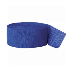Serpentin: Flere Farger - 26,4m x 4,45cm - Konge blå