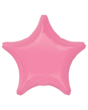 Folieballong: Stjerne - Flere farger (Standard) - 43cm - Rosa (Standard)