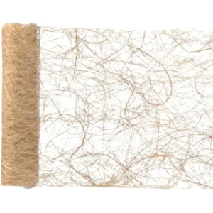 Bordløper: Trefarget Abaca - 5m x 30cm