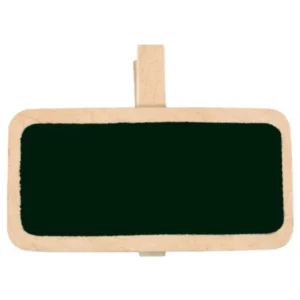 Bordkort (12stk): Krittavle med klype - 15x11cm
