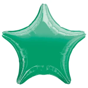 Folieballong: Stjerne - Flere farger (Metallic) - 48cm - Grønn (Metallic)