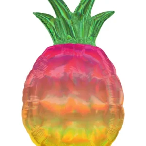 Folieballong: Ananas - Iriserende - 43 x 78