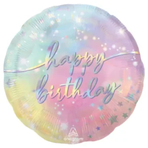 Folieballong: "Happy Birthday" - 43cm