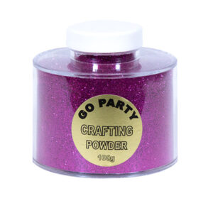 Glitter: Holografisk - Flere Farger - 100g - Fuchsia