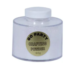 Glitter: Holografisk - Flere Farger - 100g - Hvit