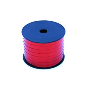 Bånd: Flere farger (Metallic) - 250m x 5mm - Rød