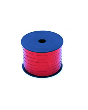 Bånd: Flere farger (Metallic) - 250m x 5mm - Rød