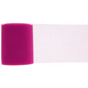 Tulle (tyll): Ulike farger - 8cm x 10m - Fuchsia