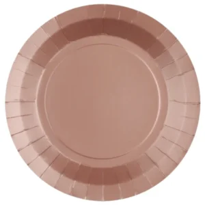 Tallerkener (10stk): Flere farger - 22,5cm - Rosegull