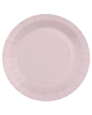 Tallerkener (10stk): Flere farger - 17,5cm - Lys Rosa