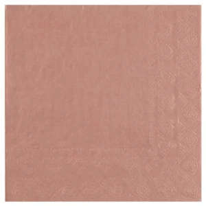 Servietter (25stk): Flere farger - 16,5cm - Rosegull