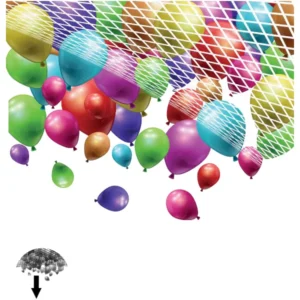 Ballongslipp: Nett - 500 ballonger (22,8cm)