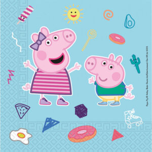 Servietter (20stk): Peppa Pig / Peppa Gris - 16.5cm