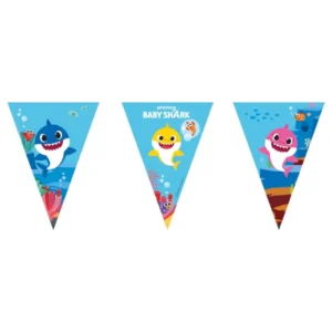 Girlander: Baby Shark - Vimpler - Fargerik