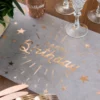 Bordløper: Rosegull - Happy Birthday - Metallisk - 5m x 30cm - Bilde 2