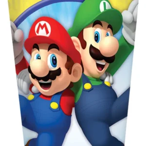 Kopper (8stk): Super Mario - Rød & Blå - 250 ML