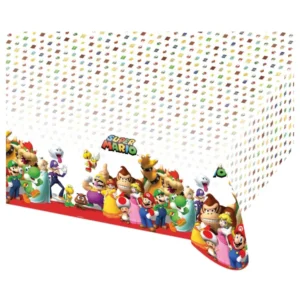 Duk: Super Mario - Hvit & Rød - 120 x 180 cm