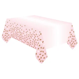 Duk: med diamantformer - Rosa & Hvit - 180 x 120 cm