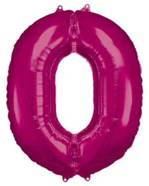 Folieballong / Tallballong: Alle Tall - Rosa - 88cm - 0 (2)