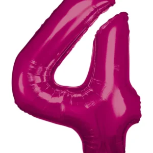 Folieballong / Tallballong: Alle Tall - Rosa - 88cm - 4