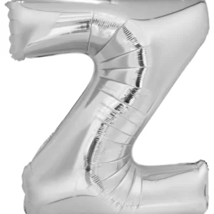 Folieballong / Bokstavballong: Sølv - 86cm - Z