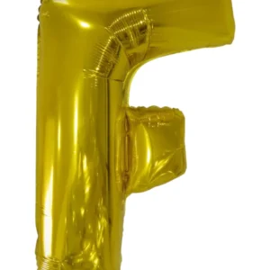 Folieballong / Bokstavballong: Gull - 86cm - F