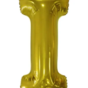 Folieballong / Bokstavballong: Gull - 86cm - I