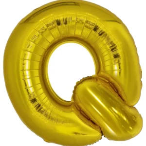 Folieballong / Bokstavballong: Gull - 86cm - Q