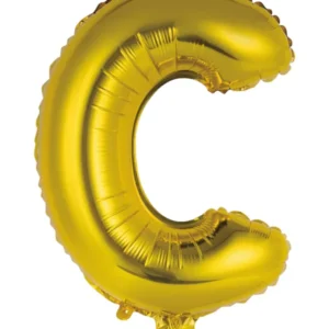 Folieballong / Bokstavballong: Sølv - 34cm - C