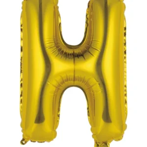 Folieballong / Bokstavballong: Sølv - 34cm - H