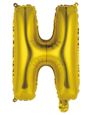 Folieballong / Bokstavballong: Sølv - 34cm - H